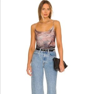 All saints hadley Sumire cowl neck camisole